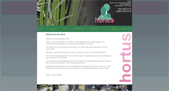 Desktop Screenshot of hortus-gartenbau.de